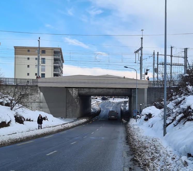 Bulle entreprend d’importants travaux d’infrastructure afin d’améliorer les liaisons de mobilité douce entre la gare et le secteur de Planchy sud.