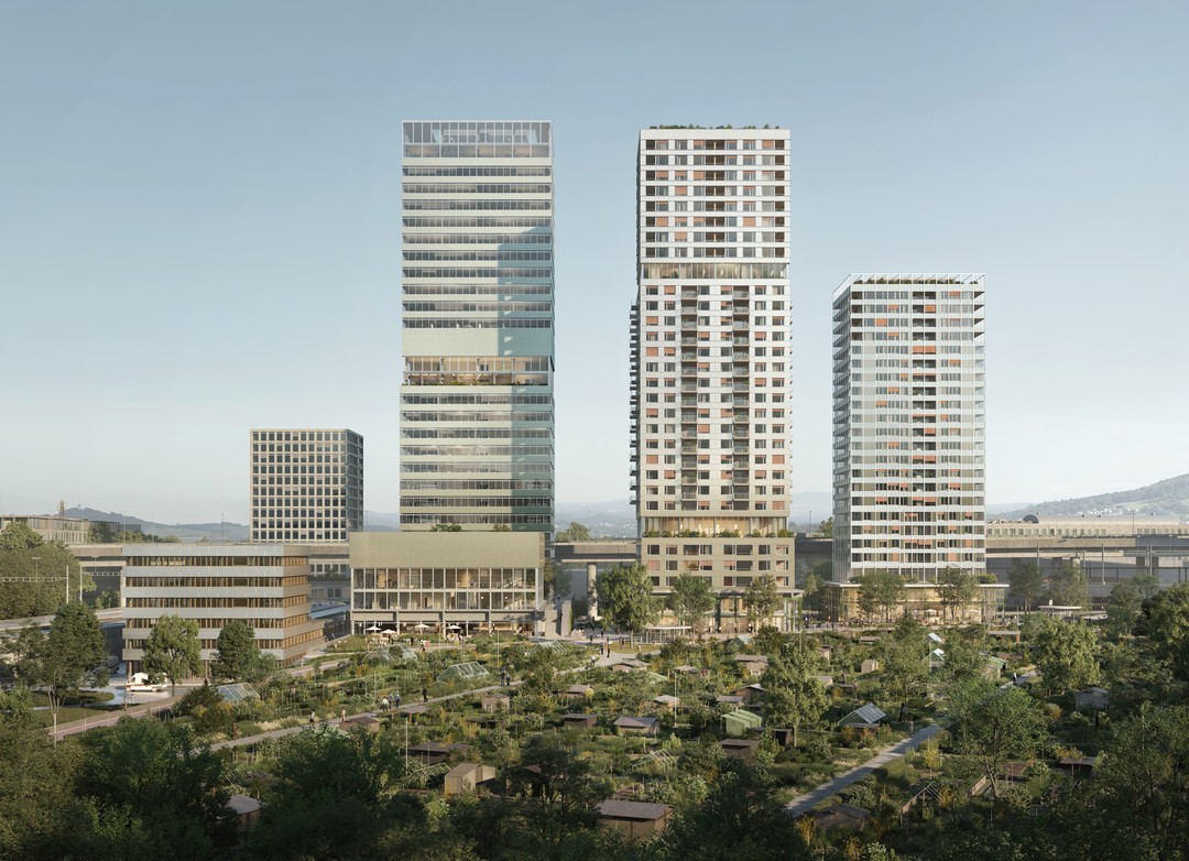 Un aperçu du futur visage du quartier d’Ausserholligen.