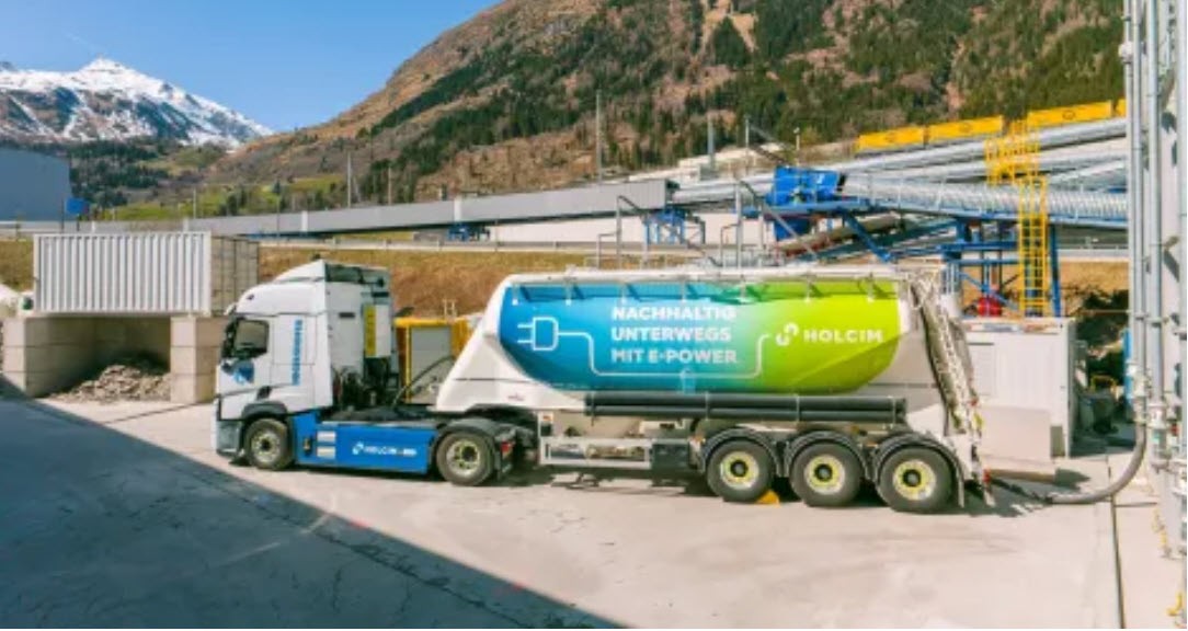 Camion Holcim Gothard