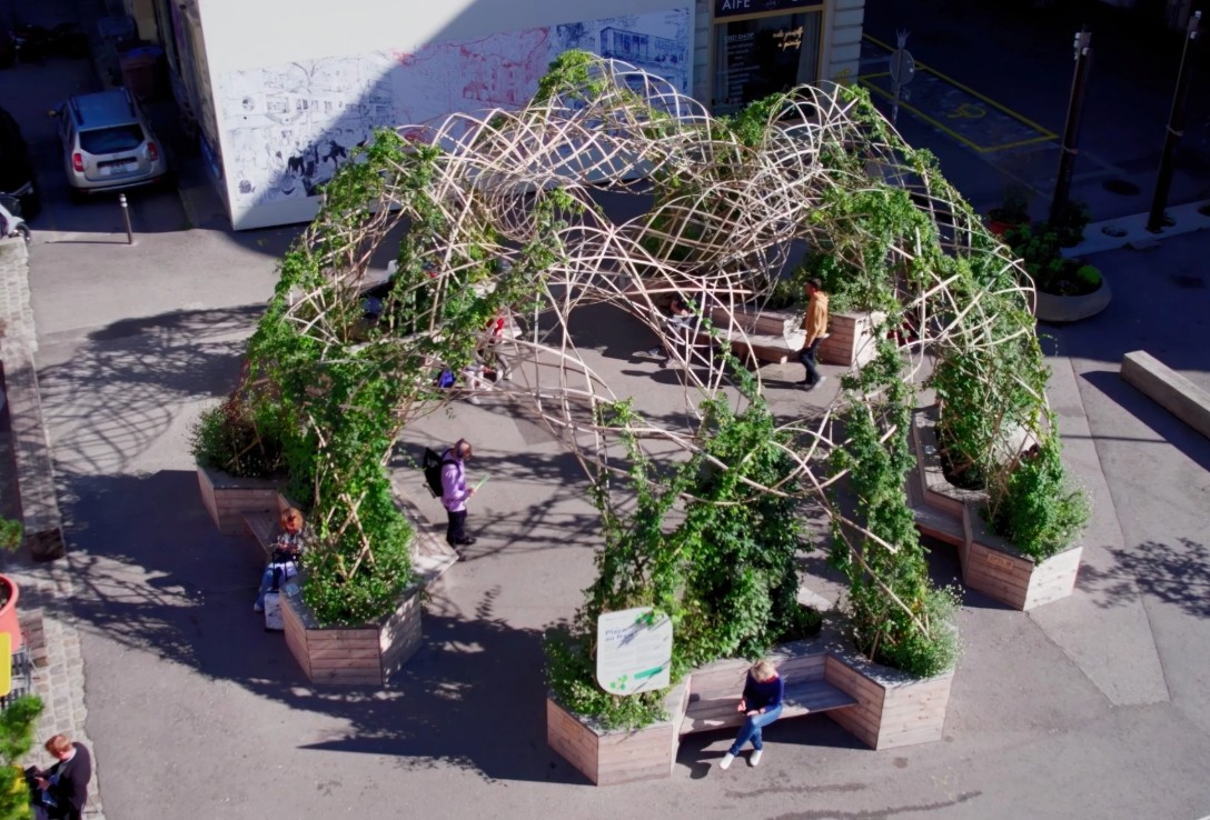 Retour d’expérience sur un aménagement végétalisé transitoire : Place au frais