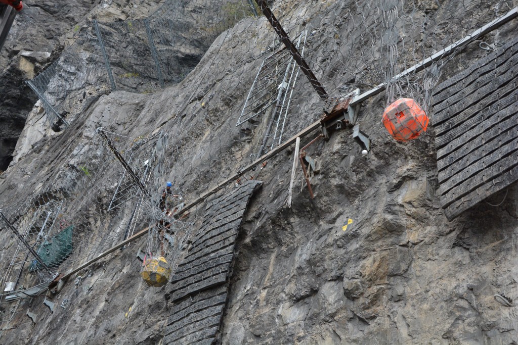 Test éboulement Walenstadt 1
