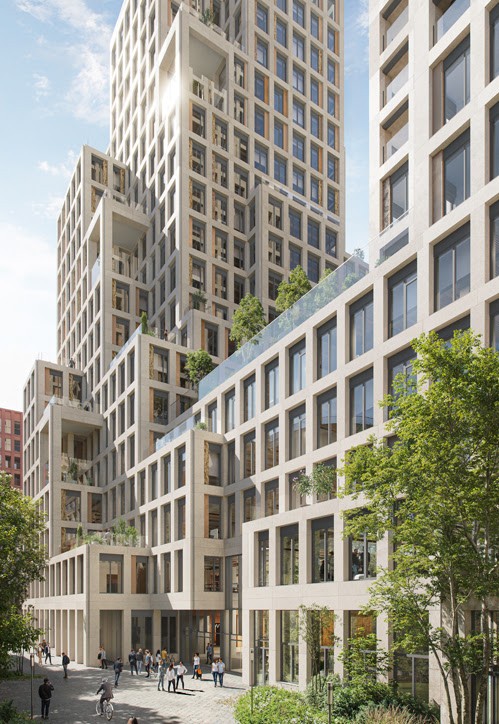 La conception s’est appuyée sur le logiciel CarbonSpace développé par MVRDV, qui permet d'estimer ces émissions à chaque étape de décision