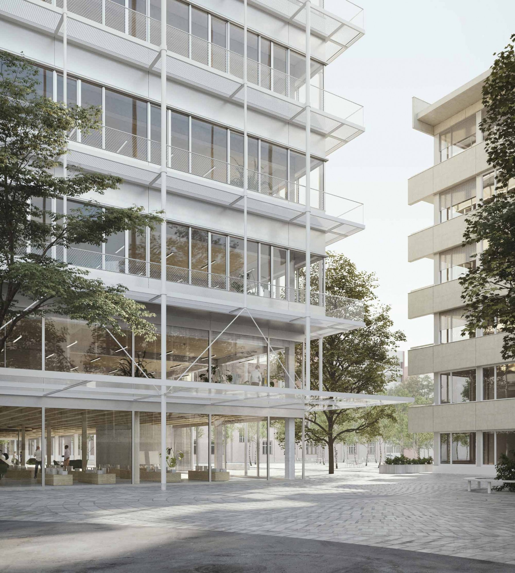 Aperçu du futur bâtiment de laboratoires prévu à Rosental Mitte.