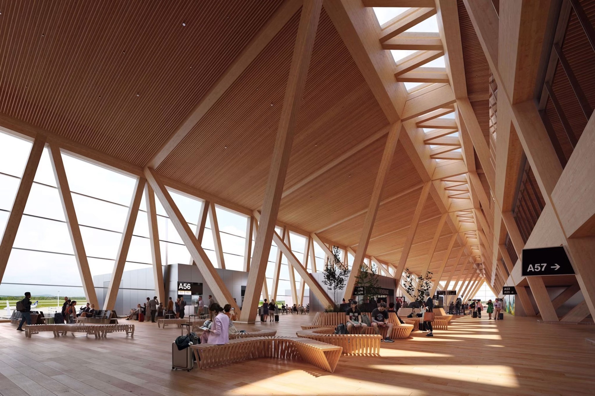 voici à quoi devrait ressembler l'intérieur du nouveau Dock A.oici à quoi devrait ressembler l'intérieur du nouveau Dock A.