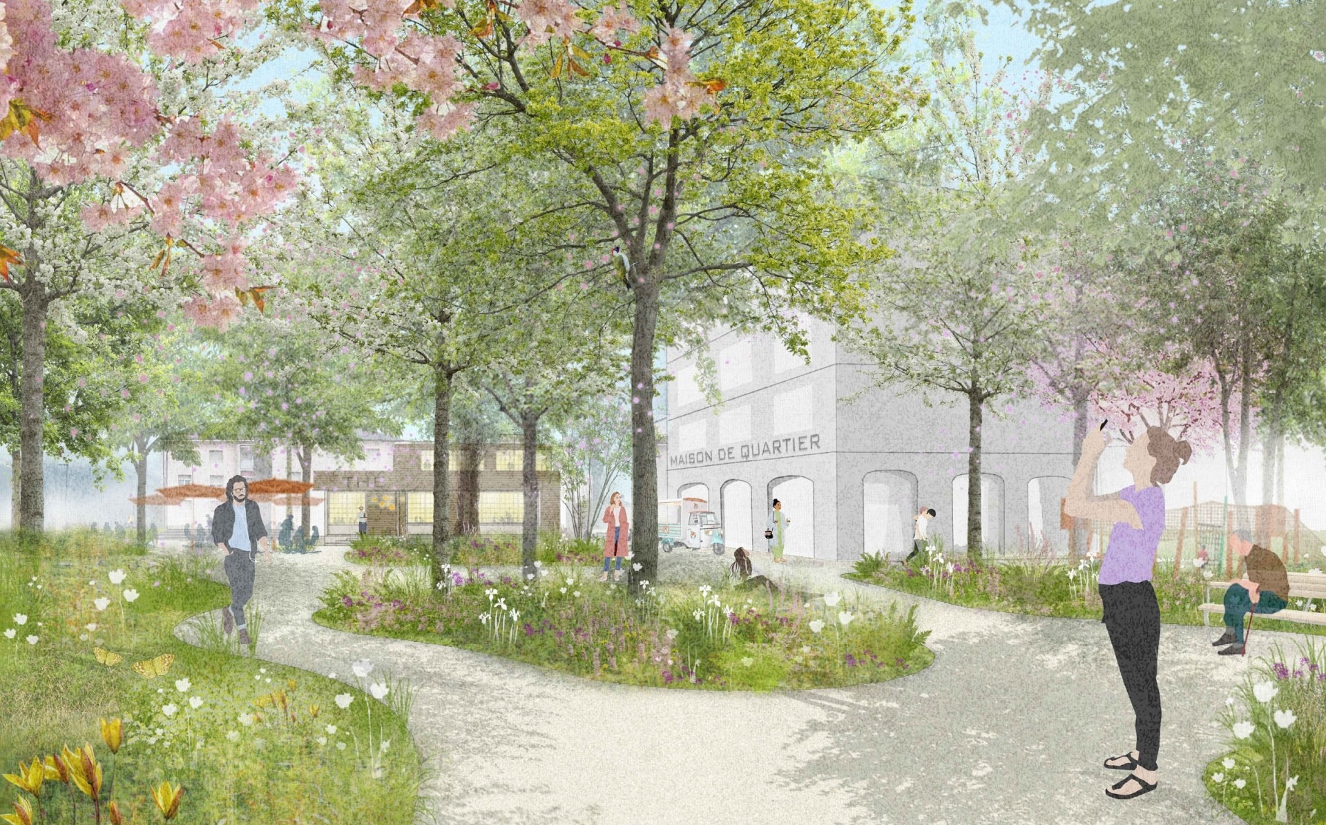 Espaces publics Glariers Sierre