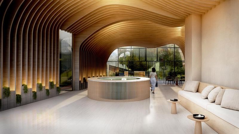 Un cadre lumineux et moderne qui valorise les espaces intérieurs du complexe.
