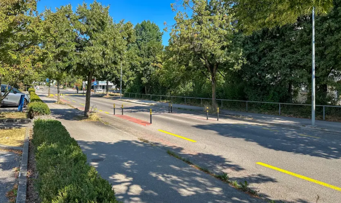 La rue de la Léchère accueillera 68 nouveaux arbres dans le cadre de son réaménagement.