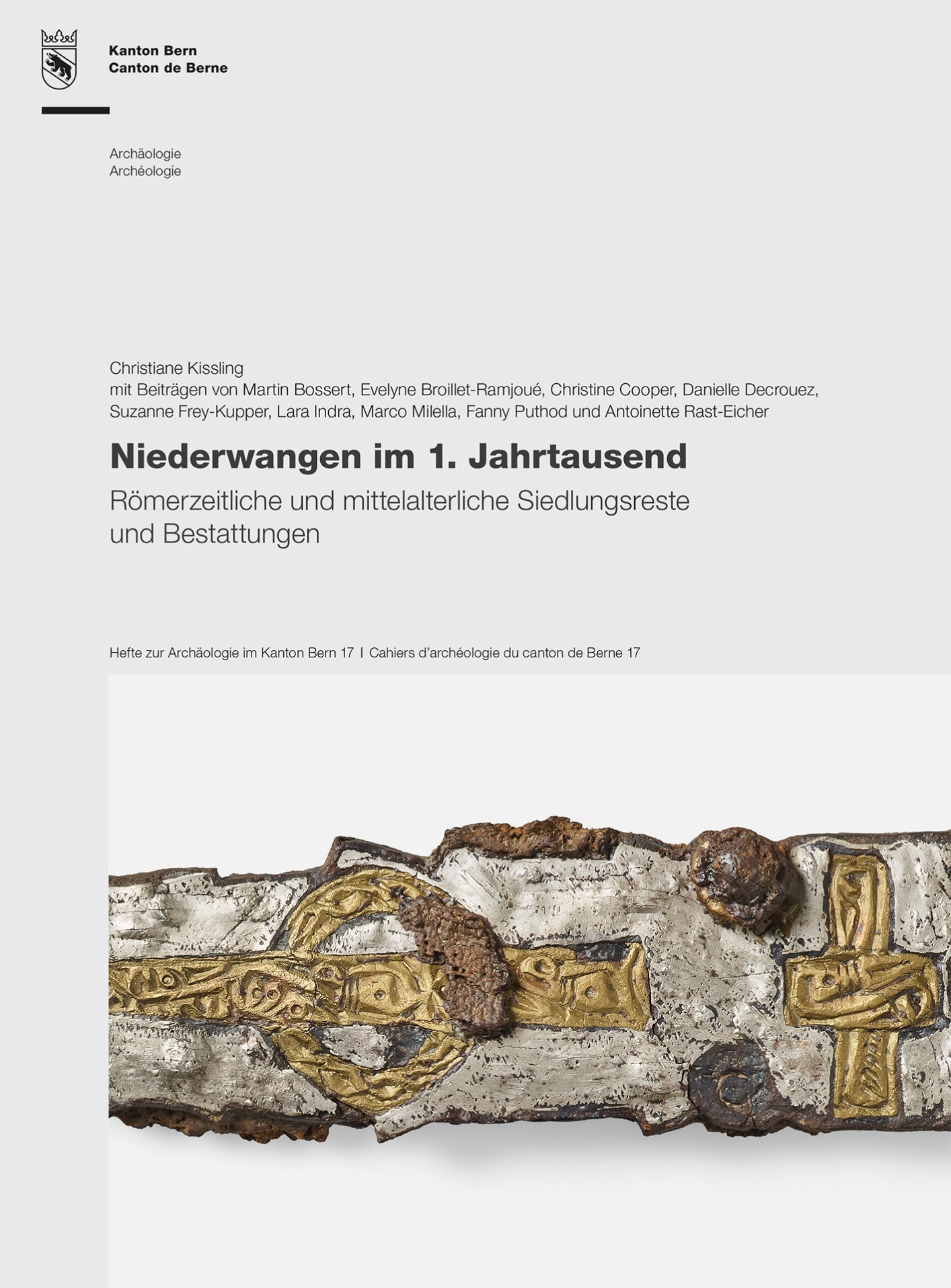 Page de la couverture du livre Niederwangen au premier millénaire.
