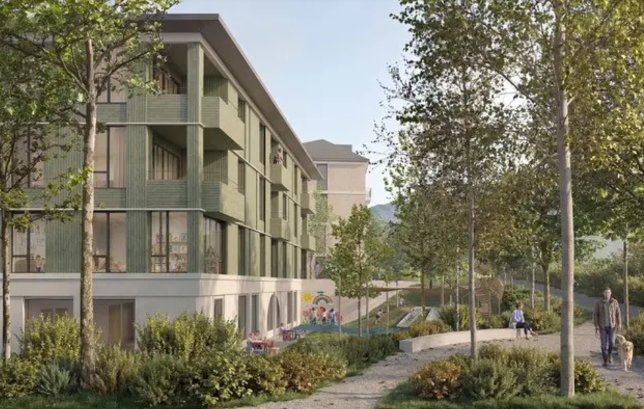 Le concours visait à transformer le site de l’ancienne Brasserie valaisanne en un nouveau quartier tout en revalorisant l’entrée nord de Sion.