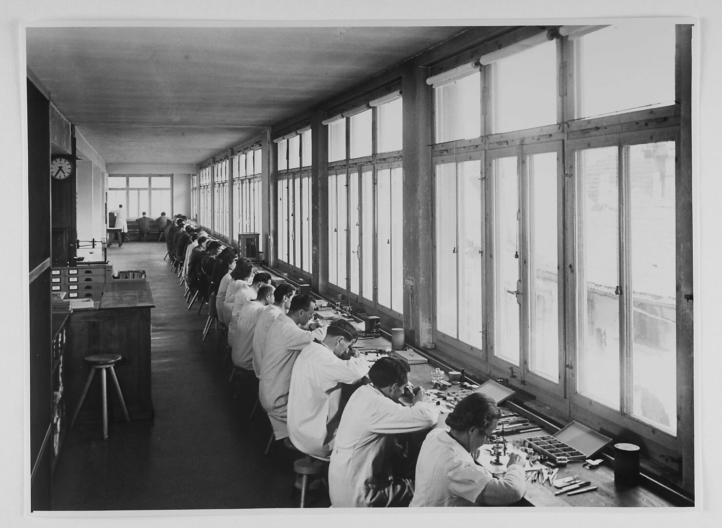 Production chez Recta, vers 1947.