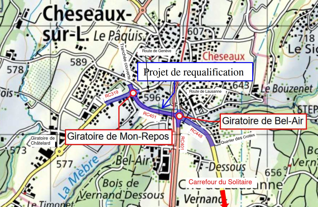 Contournement Cheseaux 1