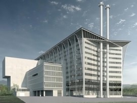 La future usine de gestion des déchets passera de 30'000 m2 à 65'000 m2 et devra être esthétique et plus écologique. © ass architectes associés sa. VUE 1 sur 5