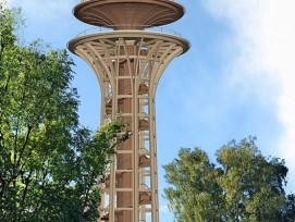 Tour en bois à Satigny