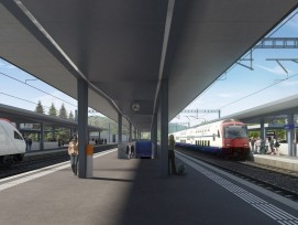 Aménagement à quatre voies de la gare de Liestal
