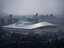 Zaha Hadid Architects a révélé des images du nouveau Stade international de football de Xi'an