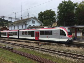 Le chantier de la modernisation de la gare de Sainte-Croix (VD) s'achèvera l'an prochain.