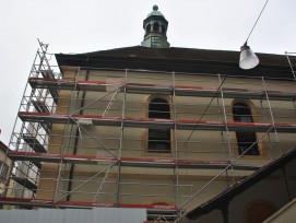 Les façades du Temple du Bas de Neuchâtel ont subi un solide nettoyage.