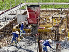 Matériaux construction en Suisse béton