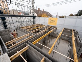 Un immeuble d'habitation créé par impression 3D du béton dans la ville bavaroise de Weissenhorn.