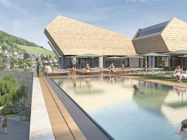 Le projet du célèbre architecte suisse Mario Botta prévoit un réaménagement du quartier des bains de la ville de Baden, où se trouvent les ruines médiévales.