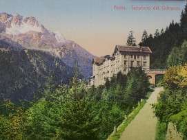 Le Sanatorium du Gothard comme motif d'une carte postale de Piotta de 1921.