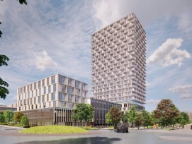 A Malley (VD),  le complexe se compose de la Tilia Tower, du centre de badminton ainsi que du bâtiment attenant, nommé Tilia West, qui s’ouvre vers l’esplanade de la Vaudoise Aréna.