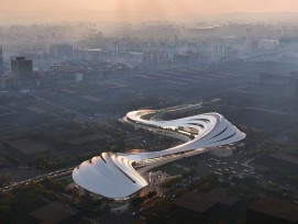 Zaha Hadid Architects (ZHA) a été désigné lauréat d'un concours international pour la conception du centre culturel et artistique de la nouvelle ville de Jinghe.