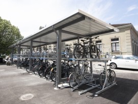 Subventionné en partie par l'Agglomération de Fribourg, cet ouvrage est une mesure de promotion de la mobilité douce.