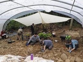 Fouilles tumulus Colombier 2022