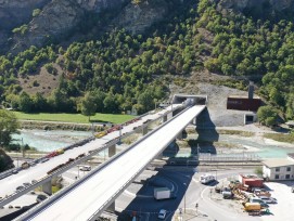 Les aménagements dans le tube nord du tunnel de contournement sont finalement terminés et la mise en service a eu lieu.