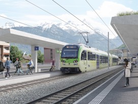 Le projet de sécurisation du tracé de l'AOMC par les Transports Publics du Chablais (TPC) en collaboration avec le canton du Valais ainsi que les communes de Monthey et de Collombey-Muraz, permettra de sécuriser le tracé, d'améliorer la mobilité douce et 