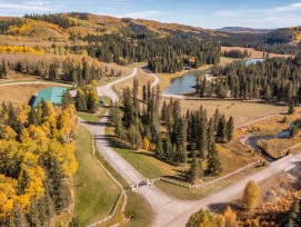 Situé à proximité de l'immense complexe récréatif du parc national de Banff et de nombreux parcs provinciaux le ranch est situé à environ une heure de la plus grande ville de l'Alberta, Calgary.