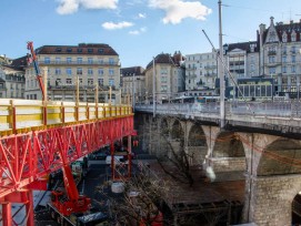 Le démontage de la passerelle du Grand-Pont débutera le 20 mars 2023.