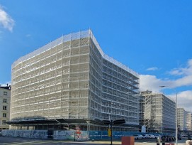 Trio de bâtiments pour logements et activités commerciales à la rue des Maraîchers, à Genève