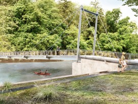 Le permis de construire pour le remplacement du pont Schützenfahrbrücke à Münsingen (BE) a été approuvé.