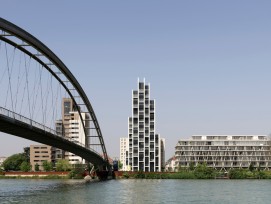 Le projet des Jetées ouvre la ville d’Huningue sur le Rhin en prolongeant le centre-ville vers les berges, mais aussi en entrelaçant la ville et le fleuve pour créer un véritable quartier fluvial où l’architecture se fond dans le paysage.