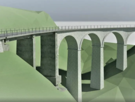 Le terrain se situant sous  première voûte du viaduc de la Baye de Clarens (VD) est affaissé. Une solution de remplacement a été découverte afin de pouvoir éviter la démolition totale de l'ouvrage.