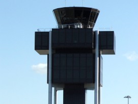 Tour de contrôle de l'aéroport de Cointrin à Genève.