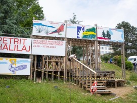 Le chantier d'ALICE au Musée international de la Croix-Rouge et du Croissant-Rouge en mai 2023.