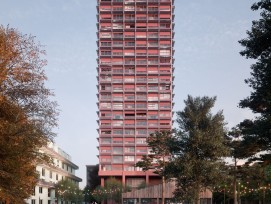 La tour « Zwhatt » de Boltshauser Architekten et Pensimo honorée lors des Holcim Awards 2023.