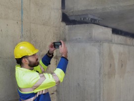 Fissures béton détection EPFL