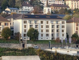 Bâtiment rénové à la rue des Parcs 94-96, à Neuchâtel