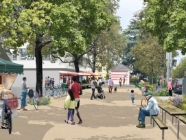 La Ville de Lausanne a entrepris la création d’une placette publique innovante au Boulevard de Grancy 19. Les travaux d’aménagement, prévus jusqu’à l’inauguration de ce nouvel espace le 16 mai transformeront le paysage urbain.