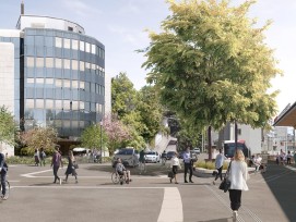 L'aménagement du carrefour Richemond fait partie d'un projet d'ensemble de requalification du côté ouest de la Gare de Fribourg (FR). Il est par conséquent intimement lié à la création de la nouvelle liaison souterraine CFF.