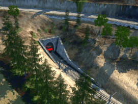 La transformation et modernisation du tunnel des Epoisats est en cours.