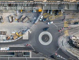 Gare Lausanne esplanade chantier