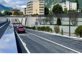 Circulation facilitée à Martigny grâce au Passage des Neuvilles.