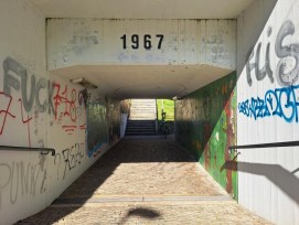 Le passage Panorama-Espérance fait partie des espaces mis à disposition par la Ville de Vevey pour l’art urbain, offrant aux artistes un lieu dédié aux graffitis.