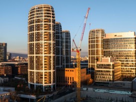 Un projet de construction exceptionnel dans la capitale slovaque, Bratislava, a opté pour la technologie innovante des grues Liebherr.