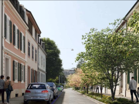 Dans le cadre de son objectif zéro émission, Bâle prévoit d’étendre son chauffage urbain de 60 km d’ici 2037 tout en adaptant l’espace public aux enjeux climatiques par plus de verdure et moins d’asphalte.